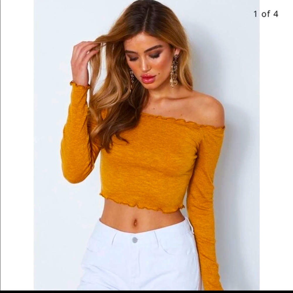 WHITE FOX BAD LIAR MUSTARD CROP S